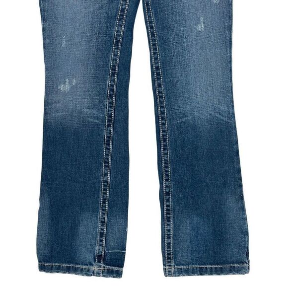 Ariat Denim Amber Bootcut Jeans Studded Low Rise Dark Wash Women 26 Regular - Picture 3 of 8